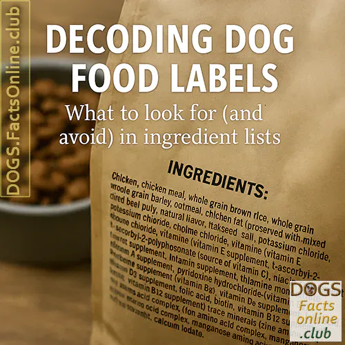 Decoding dog food labels